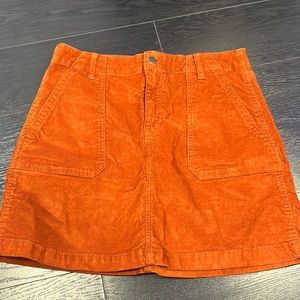 Orange Y2K skirt